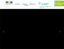 Tablet Screenshot of mcn-solutions.com